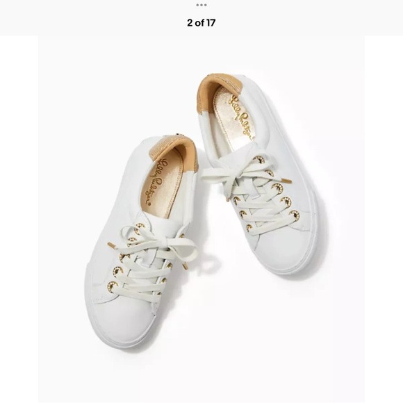 Lilly Pulitzer Shoes - NIB Lilly pulitzer Lux Hallie sneakers in resort white